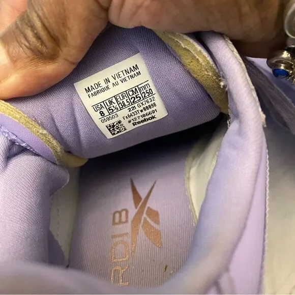 Reebok X Cardi B Club C - Purple GX7632 Womens Shoes Sneakers - Picture 9 of 10